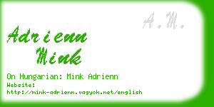 adrienn mink business card